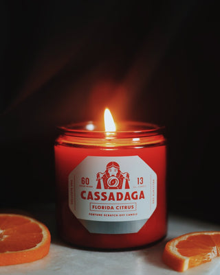 Fortune Scratch-Off Candles - Cassadaga