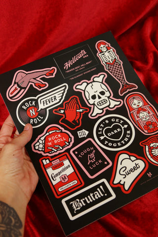 Hellcats Classics Sticker Sheet