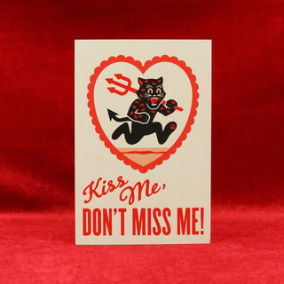 Kiss Me Postcard