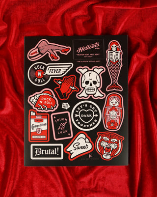 Hellcats Classics Sticker Sheet