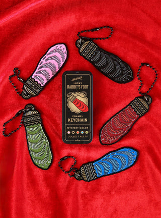 Mystery Rabbit's Foot Keychain