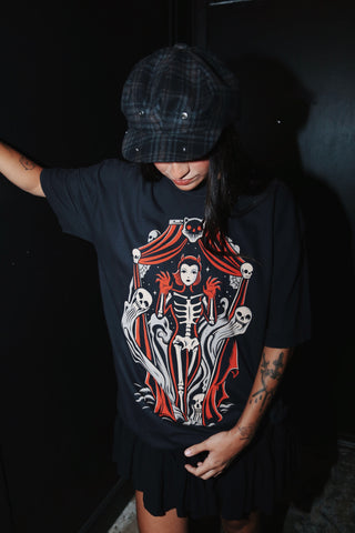 Hellcats USA X Dave Quiggle Coffin Lady T-Shirt