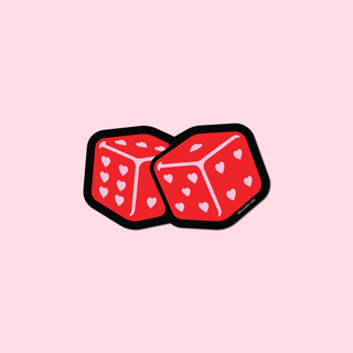 Dice Sticker- Red