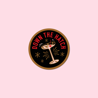Down The Hatch Sticker- Large