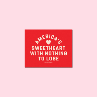 America's Sweetheart Sticker- Red