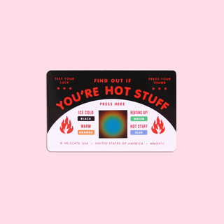 Hot Stuff Mood Card