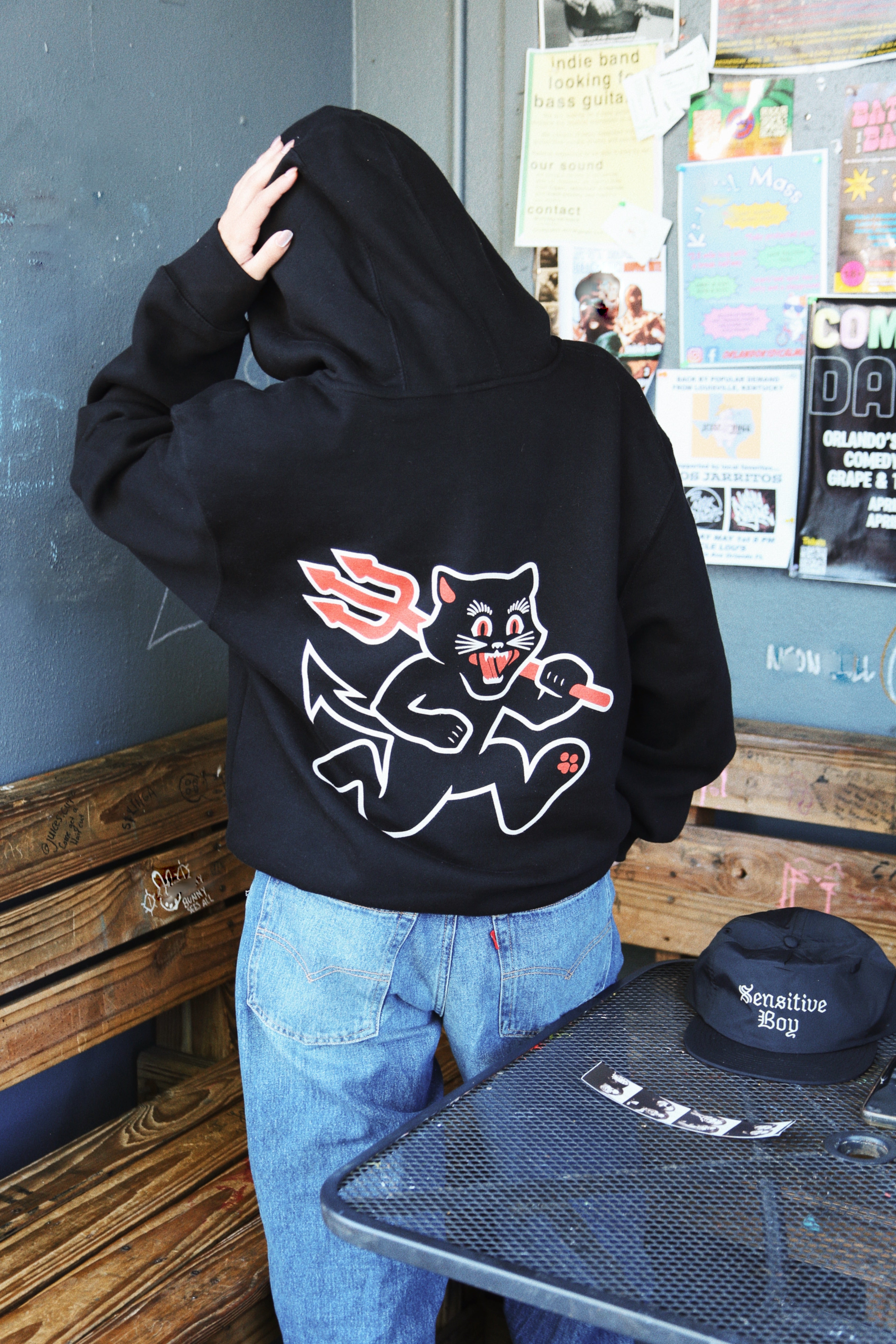 Hex Mascot Zip-Up Hoodie – Hellcats USA