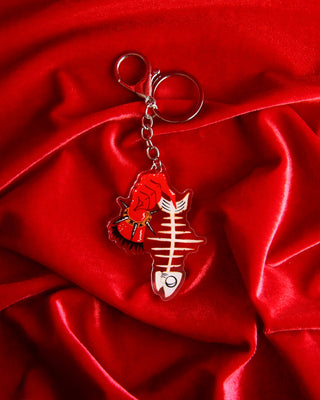LambRot Keychain - Fish Bones