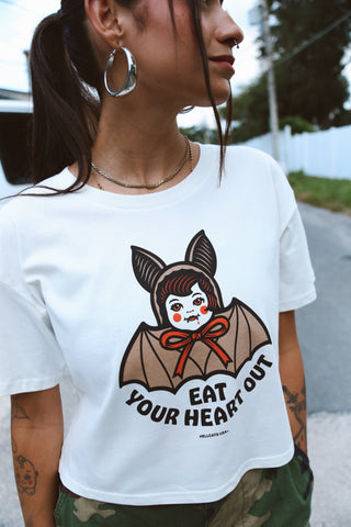 Eat Your Heart Out Cropped T-Shirt