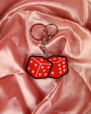 Hellcats Dice Keychain