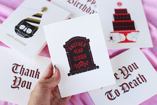 Another Year Closer Letterpress Card