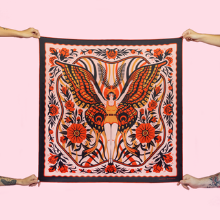 Moth Girl Silk Scarf