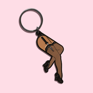 Mystery Girly Legs Keychain