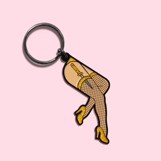 Mystery Girly Legs Keychain