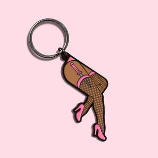 Mystery Girly Legs Keychain