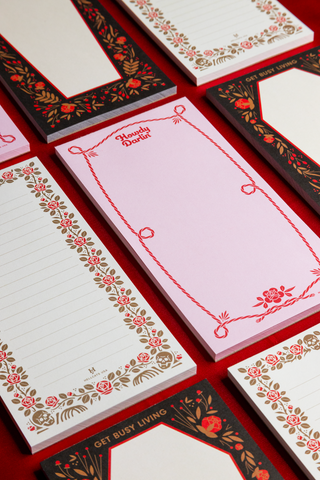 Skull & Roses Notepad