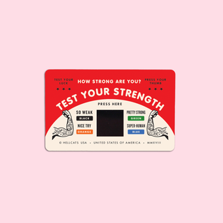 Strength Test Mood Card