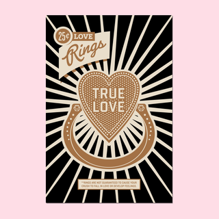 True Love Rings Postcard